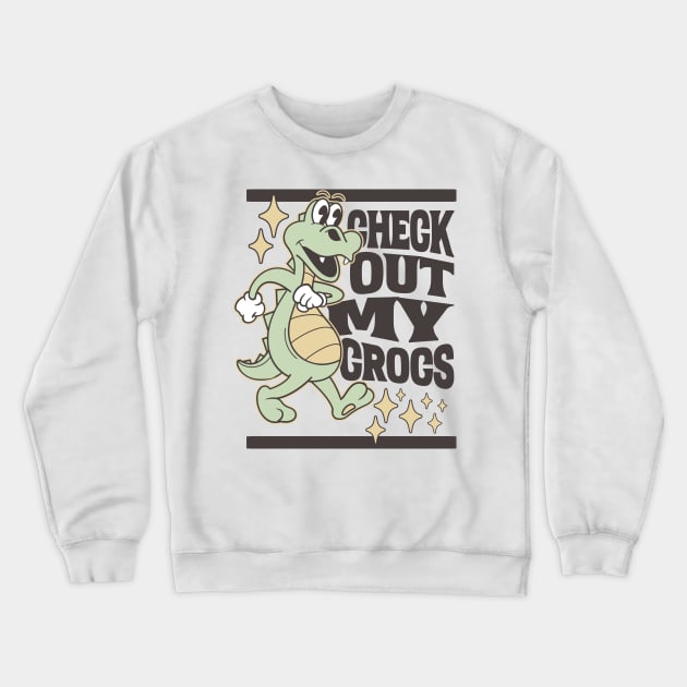 Check out my crocs Crewneck Sweatshirt by onemoremask